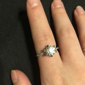 ‼️PRICE DROP‼️ Silver cubic zirconia ring